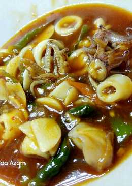 Cumi saus asam manis pedas