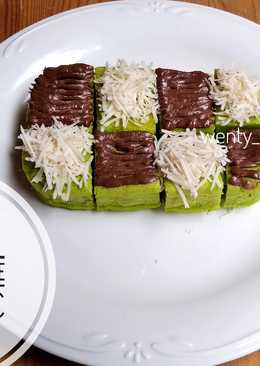 Nutrijel pandan cake (Low carb) (Cemilan diet) menu diet