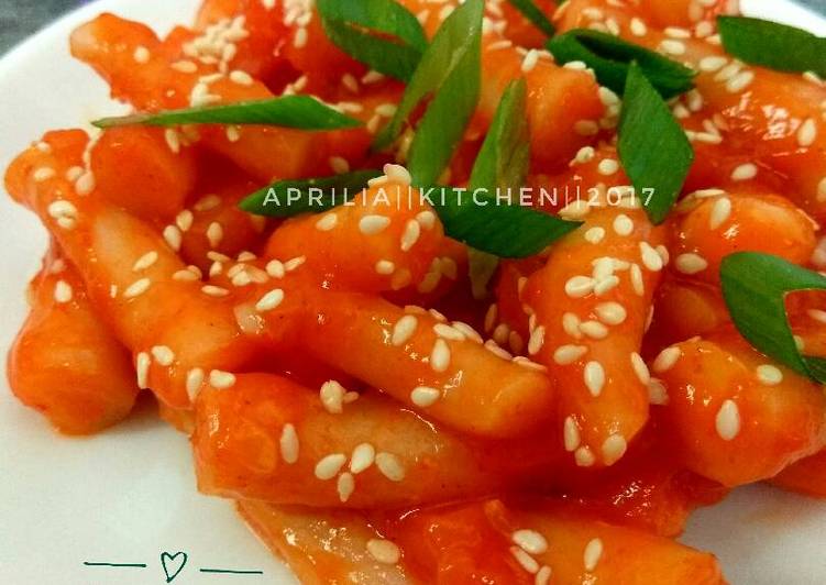 Resep Tteokbokki (korean food) Kiriman dari aprilia_kitchen