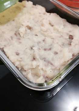 mashed potato daging giling