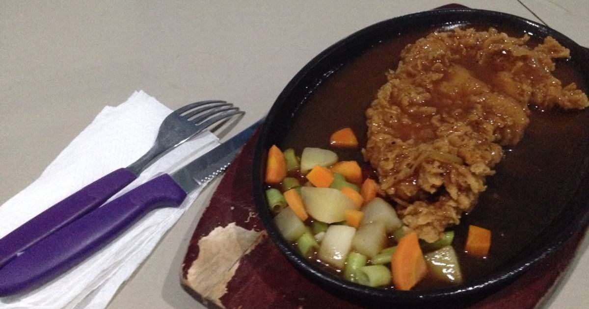 Resep Steak ayam kres ala intan