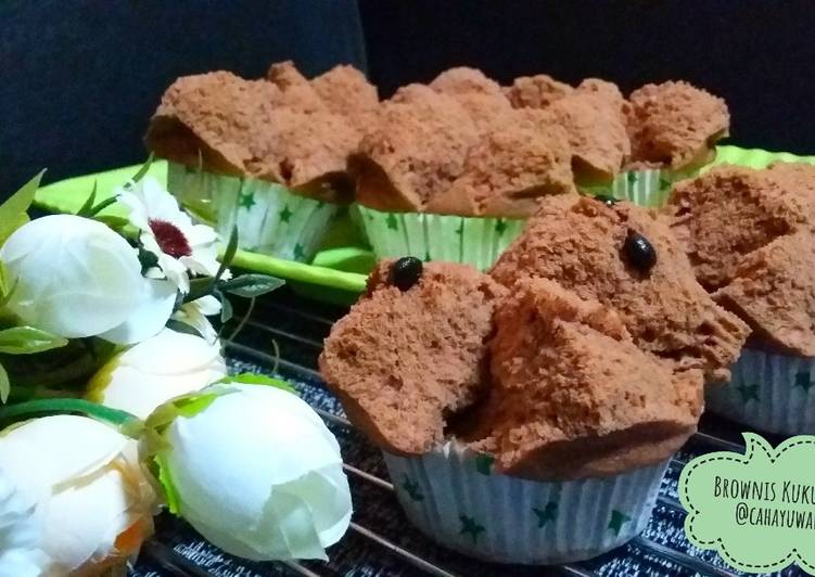 bahan dan cara membuat Brownis Kukus mekar