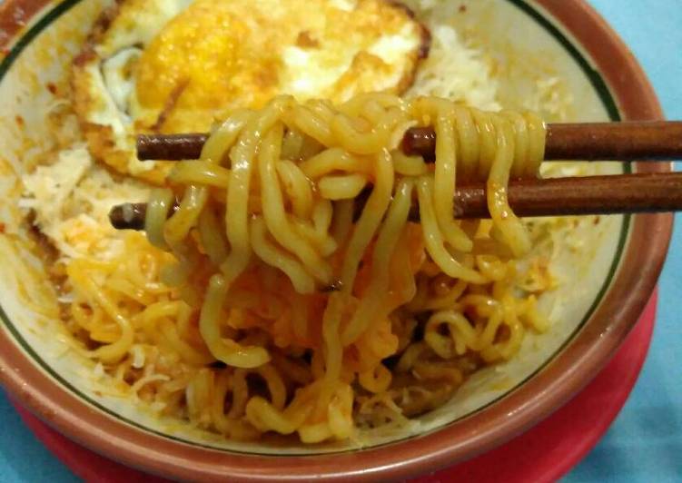 resep makanan Indomie Goreng Super Pedes (Samyang ala ala)