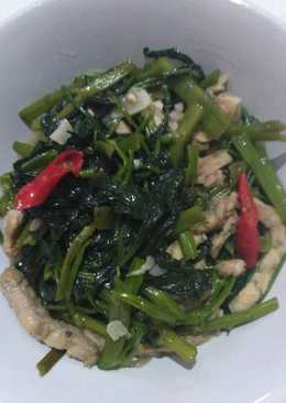 Tumis Kangkung Saus Tiram mix Tempe