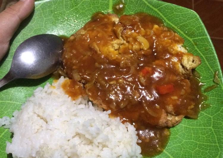 resep makanan Omlet Sayur Saus Pedas Manis