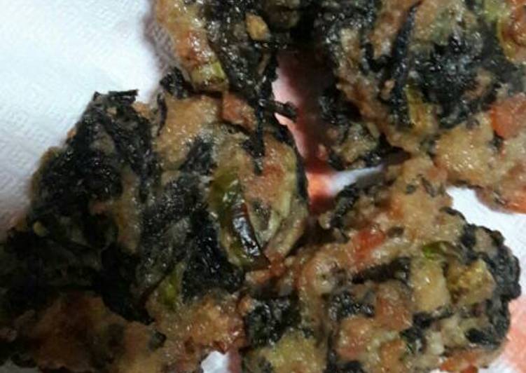 resep makanan Bakwan rumput laut