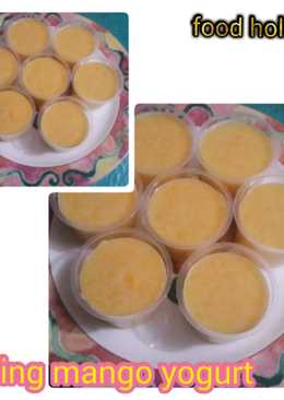 Puding Mangga Yogurt
