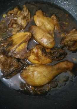 Ayam Kecap sederhana non MSG ala Qeqe