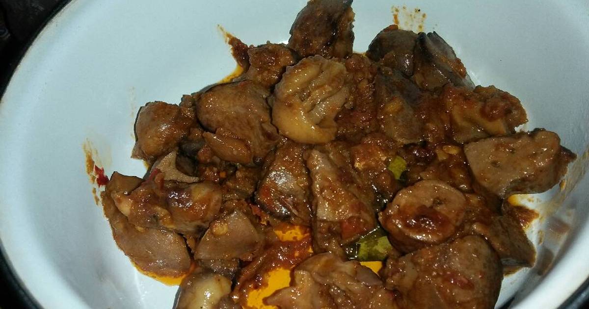 606 resep hati ampela pedas manis enak dan sederhana - Cookpad