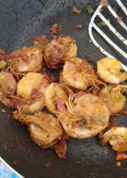 Udang bumbu sambel tomat trasi