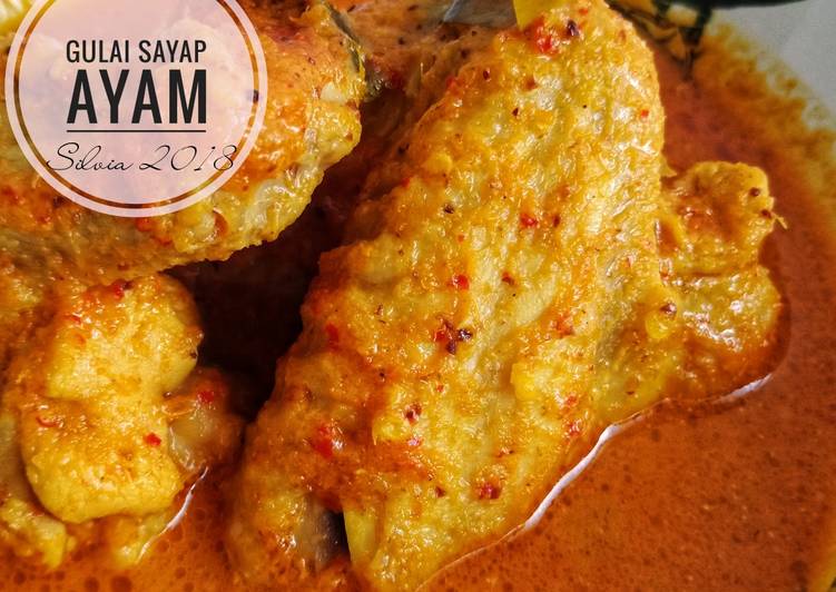 resep masakan Gulai (sayap) ayam 10.06.18 #Bikinramadhanberkesan