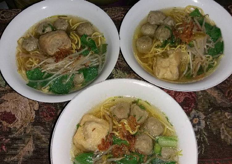 resep Kuah bakso no ribet