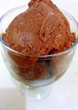 Banana Chocolate Ice Cream (No whipcream, no SP, Easy and super healty)