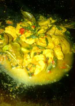 Ayam rica rica kemangi (menu diet)