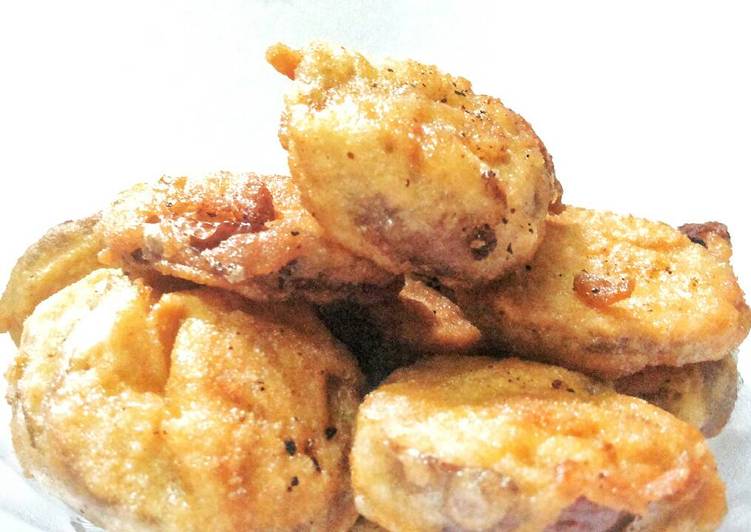 resep lengkap untuk Terong & Tahu Goreng Tepung Kriuk Krenyes