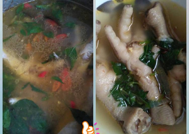 gambar untuk resep makanan Sop ceker kemangi