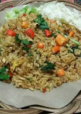 Nasi Goreng Oncom Ikan Asin