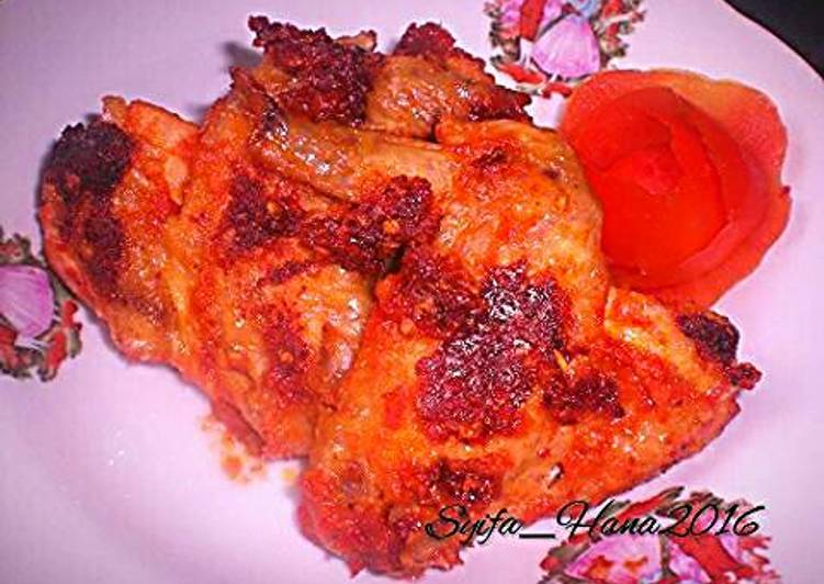 resep lengkap untuk Sayap Ayam Bakar Bumbu Rujak (teflon)