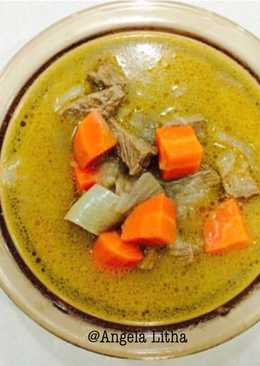 Sup daging sapi & sayur,masakan rumahan