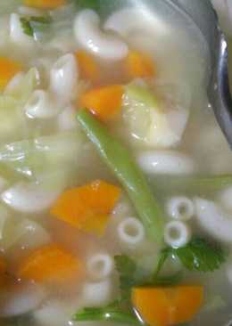 Sayur sop makaroni murah mudah