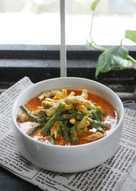 Lodeh kacang panjang+ceker