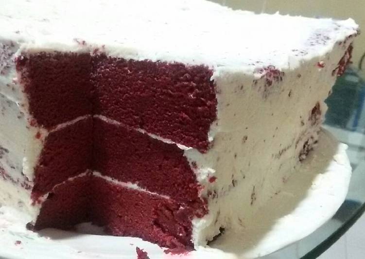 Resep Steamed Red Velvet Cake with Cream Cheese Frosting Karya Andella
Rahmi