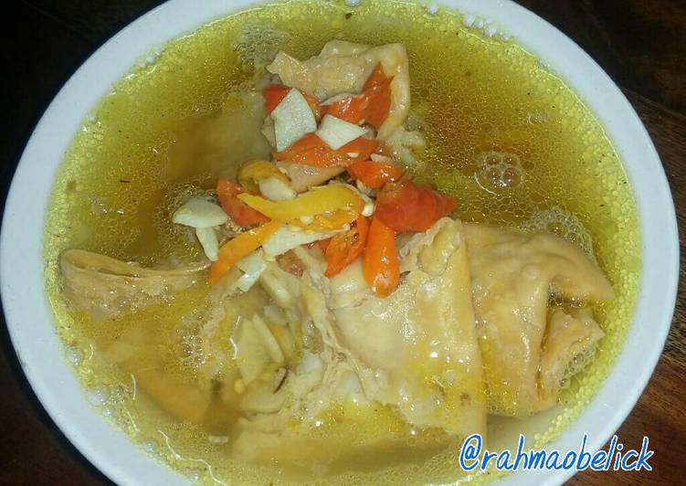 resep lengkap untuk Siomay kuah kaldu sapi