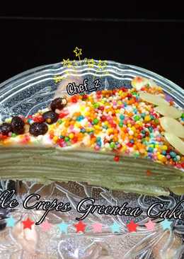 Mille Crepes Greentea Cake