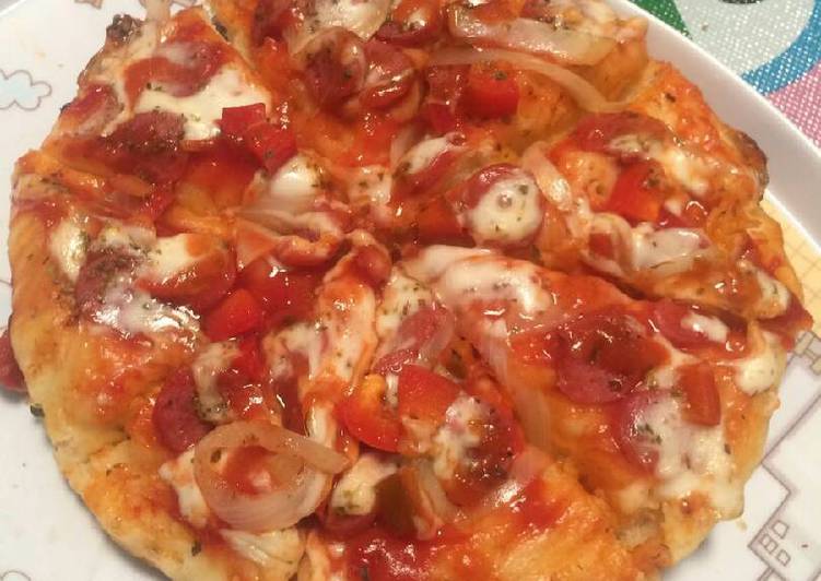 Resep Pizza teflon Ala Ala Mozzarela Kiriman dari Rofieq Tri Hartanto