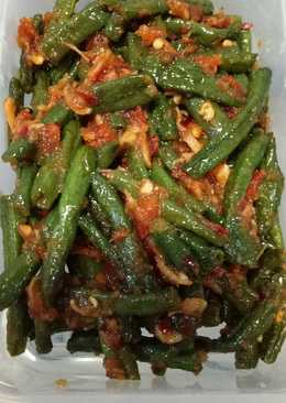 Kacang panjang teri medan