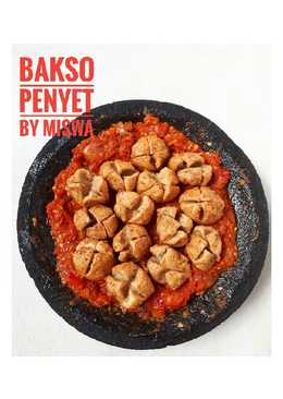 Bakso penyet