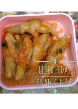 Ceker pedas kuah kental