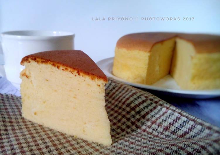 gambar untuk resep makanan Japanese Cotton Cheesecake (JCC)