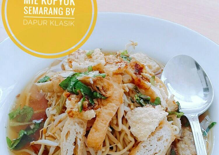 resep masakan Mie kopyok semarang