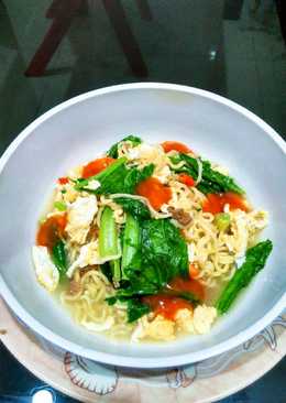 Mie rebus dendeng balado(indomie)