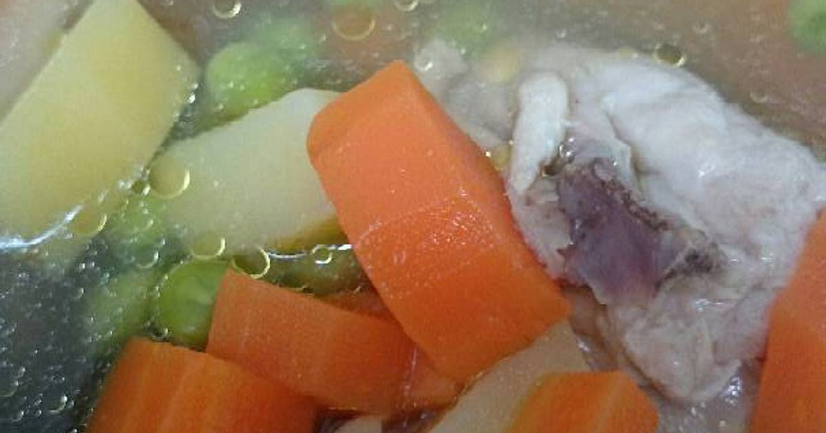 Resep Sup ayam jamur ala Aileen Kowaas