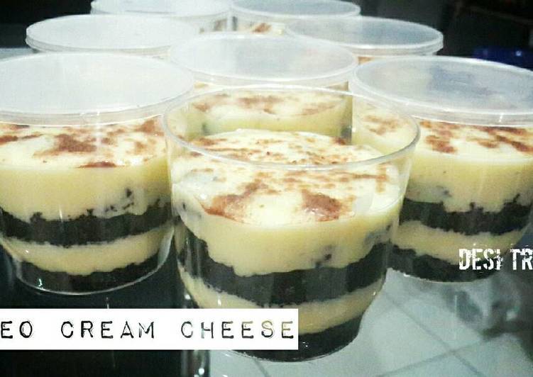 gambar untuk cara membuat Oreo cream cheese