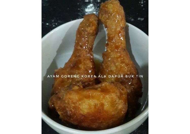 resep makanan Ayam Goreng Korea