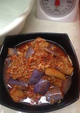 Terong balado ikan teri