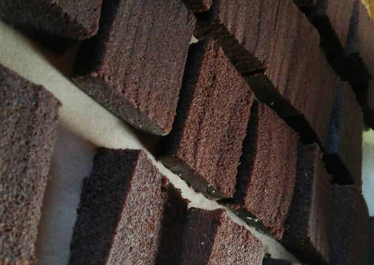 gambar untuk cara membuat Brownies coklat kukus