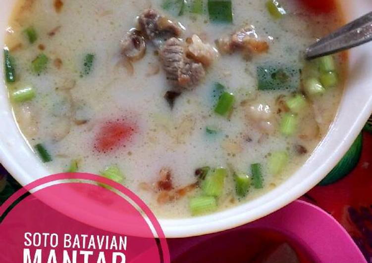 gambar untuk resep makanan Soto Daging Batavian Mantap