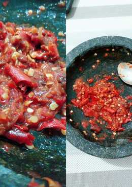 Sambal asem / sambel sayur asem / sambal terasi asem seger