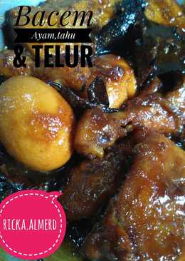 ðªBacem Ayam, tahu & telurðª