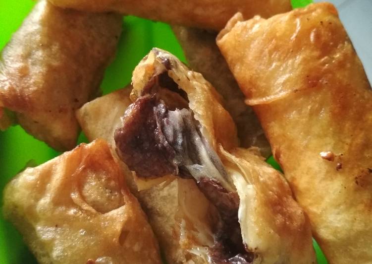 resep Risol pisang coklat