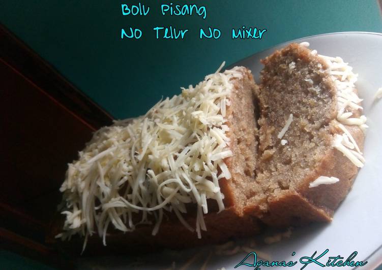 Resep Bolu Pisang No Telur No Mixer - Nita Fiqah