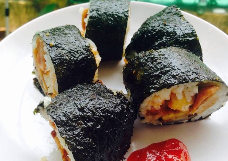 bahan dan cara membuat Sushi rumahan