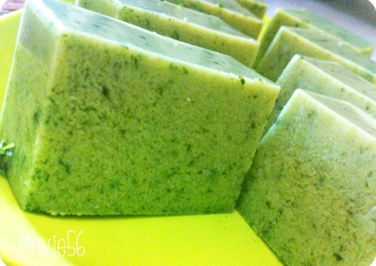 resep lengkap untuk Puding Daun Kelor