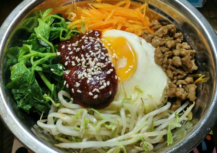 resep masakan Bibimbap lezat