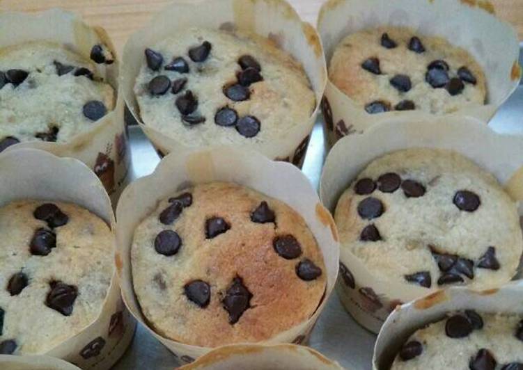 resep Banana cupcake super lembut