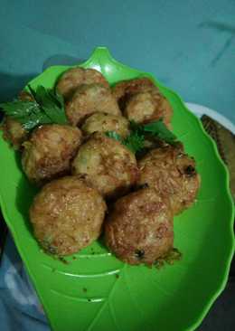 Perkedel kentang goreng corned beef